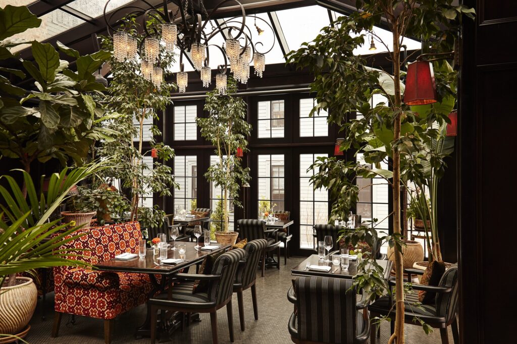 The Maker Restaurant Conservatory Dinning Area